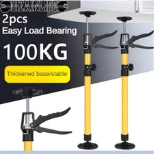 2Pcs Labor-Saving Telescopic Steel Support Rod Cabinet Jack Drywall Construction