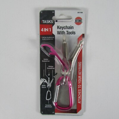 Mr. Gadget Keychain 4 In 1 Tools Pink DR77306