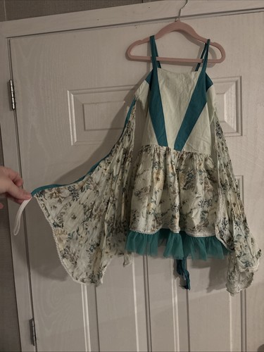 Girls WDW Well Dressed Wolf Teal Fairy dress W/shorts Size 7 VGUC - Picture 5 of 6