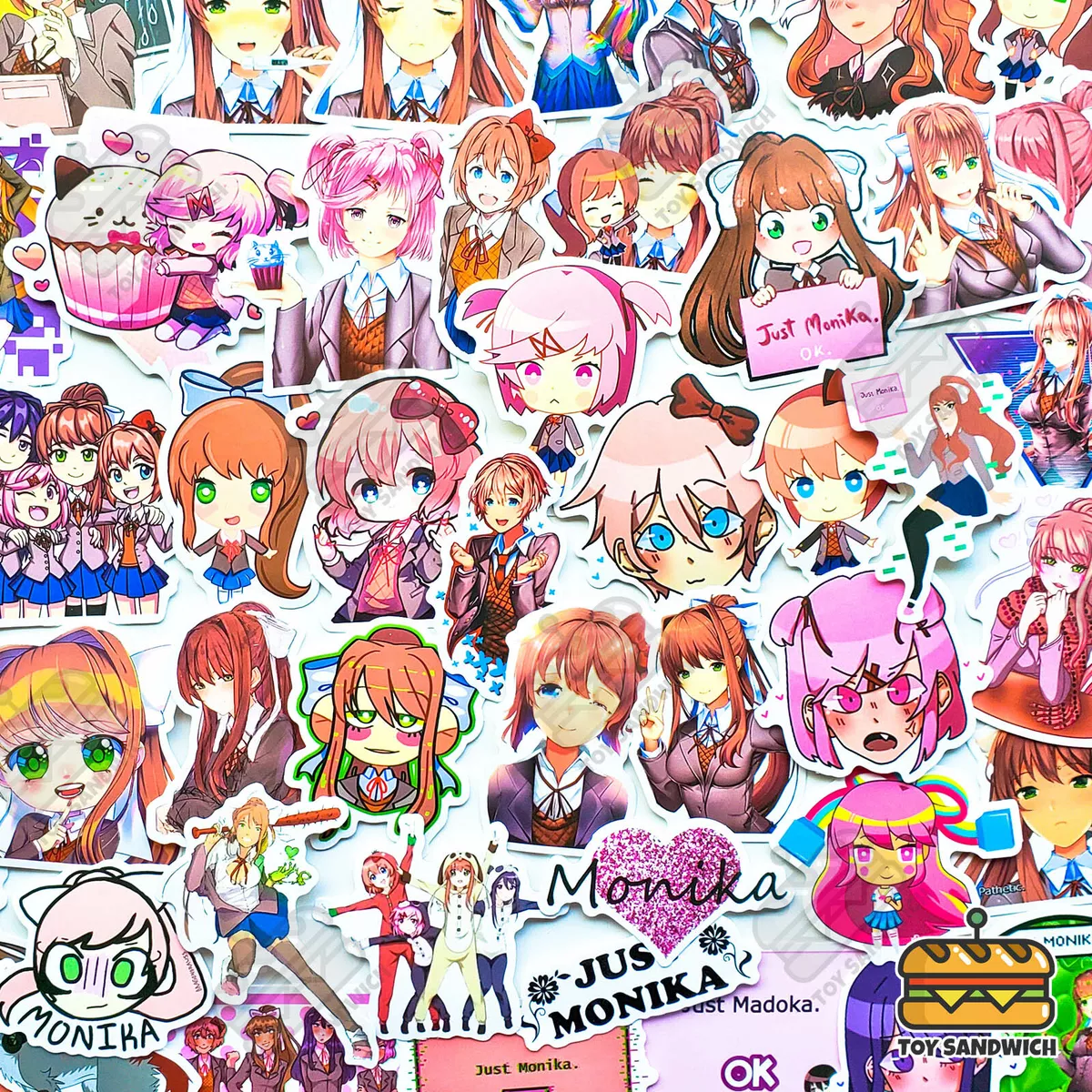 Doki Doki Literature Club 3 Sticker Sheets 