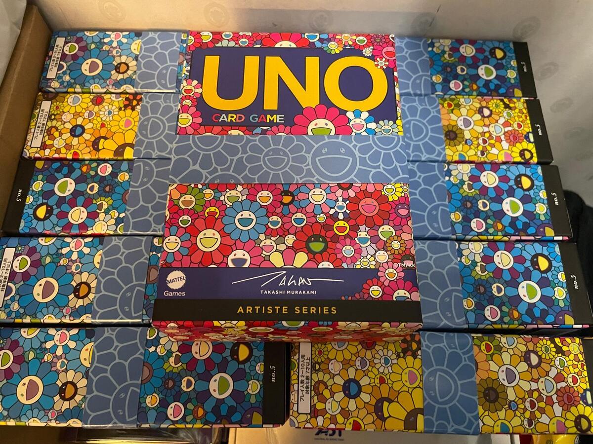 Mattel Game Uno Artist/Takashi Murakami Collaboration Unopened JAPAN NEW