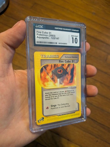 Fire Cube 01 graded CGC 10 for sale on eBay