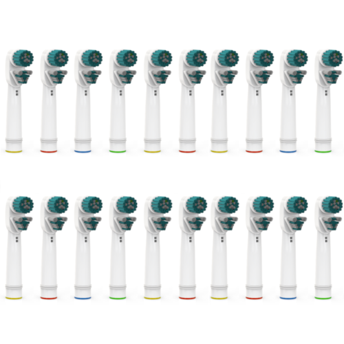 20 Pürdent Dual Toothbrush Heads Replacement Tooth Brush For Braun Oral B Oral-B - Photo 1 sur 5