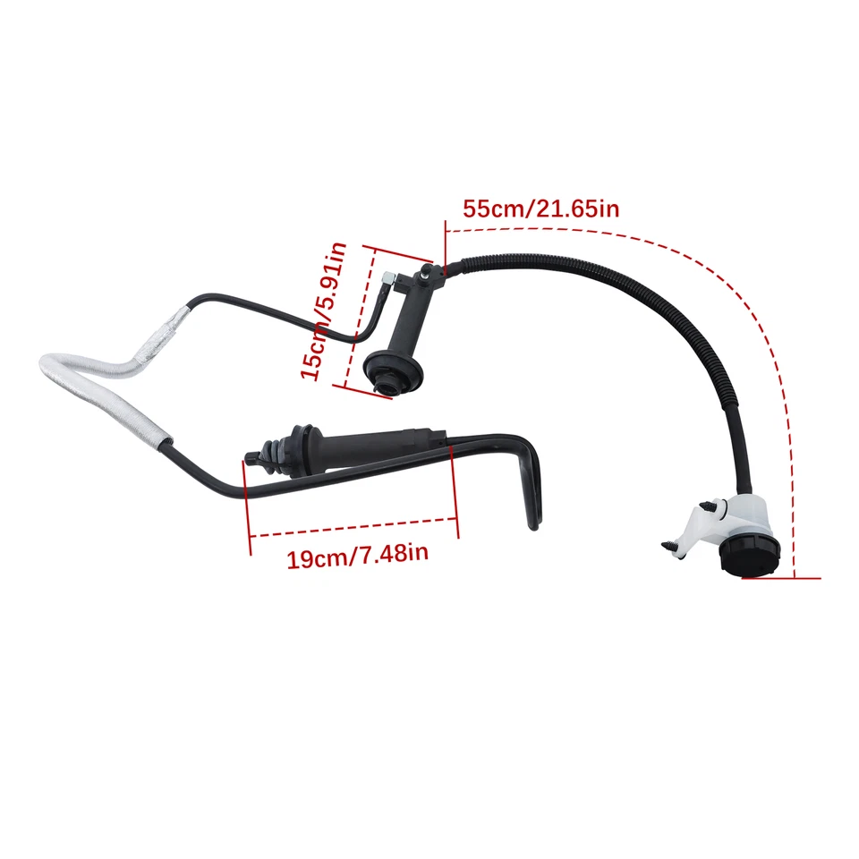 Conjunto de cilindro maestro y esclavo de embrague LUK para Ford serie F F F-250 F-350 F-450 Foto 2 de 4