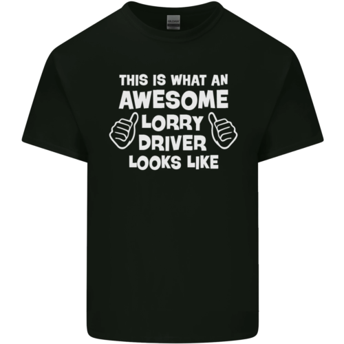 This Is What an Awesome Lorry Driver Looks Mens Cotton T-Shirt Tee Top - Afbeelding 1 van 102