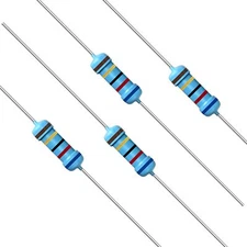 20 PCS 1/2 w(0.5 watt) 1% metal film resistors Over 200 Various Value YOU CHOOSE