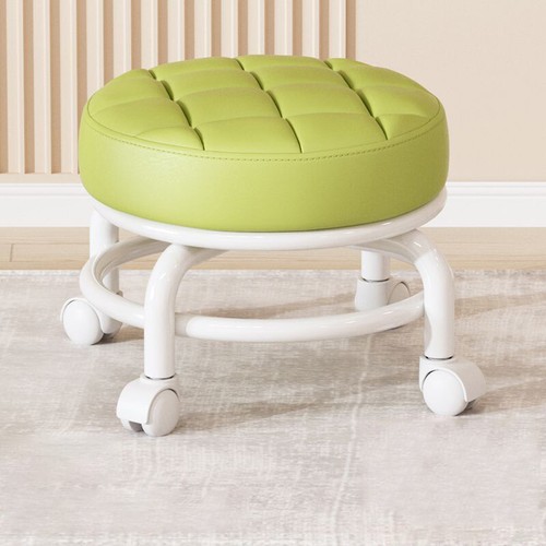 Universal Wheel Small Stool Rotating Children Low Stool Household Round Chair - Picture 17 of 18