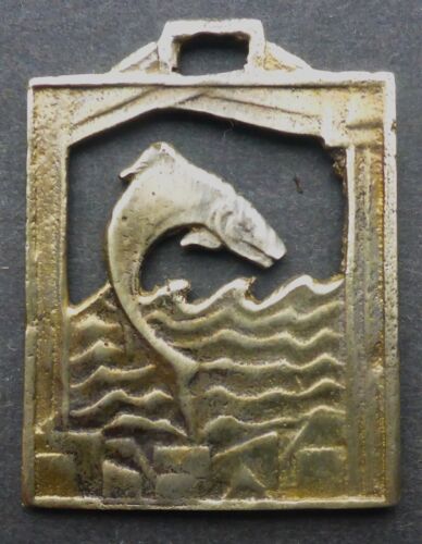 HOBO NICKEL/LOVE TOKEN ART DECO FISH 1930'S BRAZIL CAN.SHIP $1.99