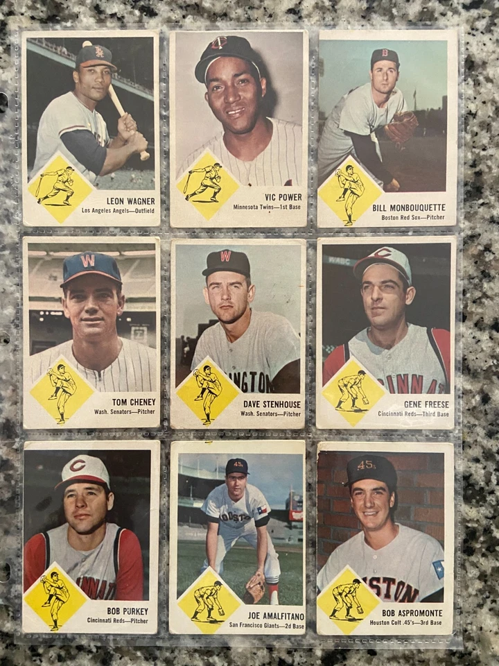 1962年,1963年托普斯和1963年弗勒棒球卡 — 第 3/4 张图片