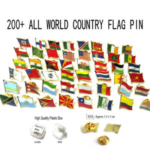 Pack of  New Zealand New World Flag Lapel Pin Badges; Three Patriotic Country Hat Lapel Pins