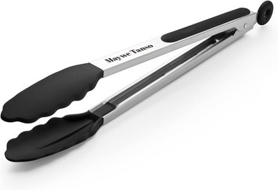 30.5 cm Kitchen Tongs, 315°C Heat Resistant Cooking Tongs, Barbecue Tongs, Ki...