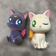 Sailor Moon Luna Artemis Fluffy Puffy Figure Set 2pcs