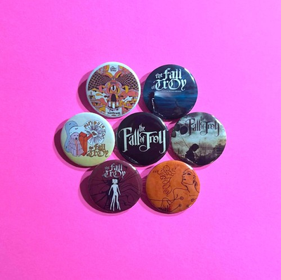 #ad The Fall of Troy 1.25quot; Button Pin Lot of 7 Doppelganger In The Unlikely Event $6.99