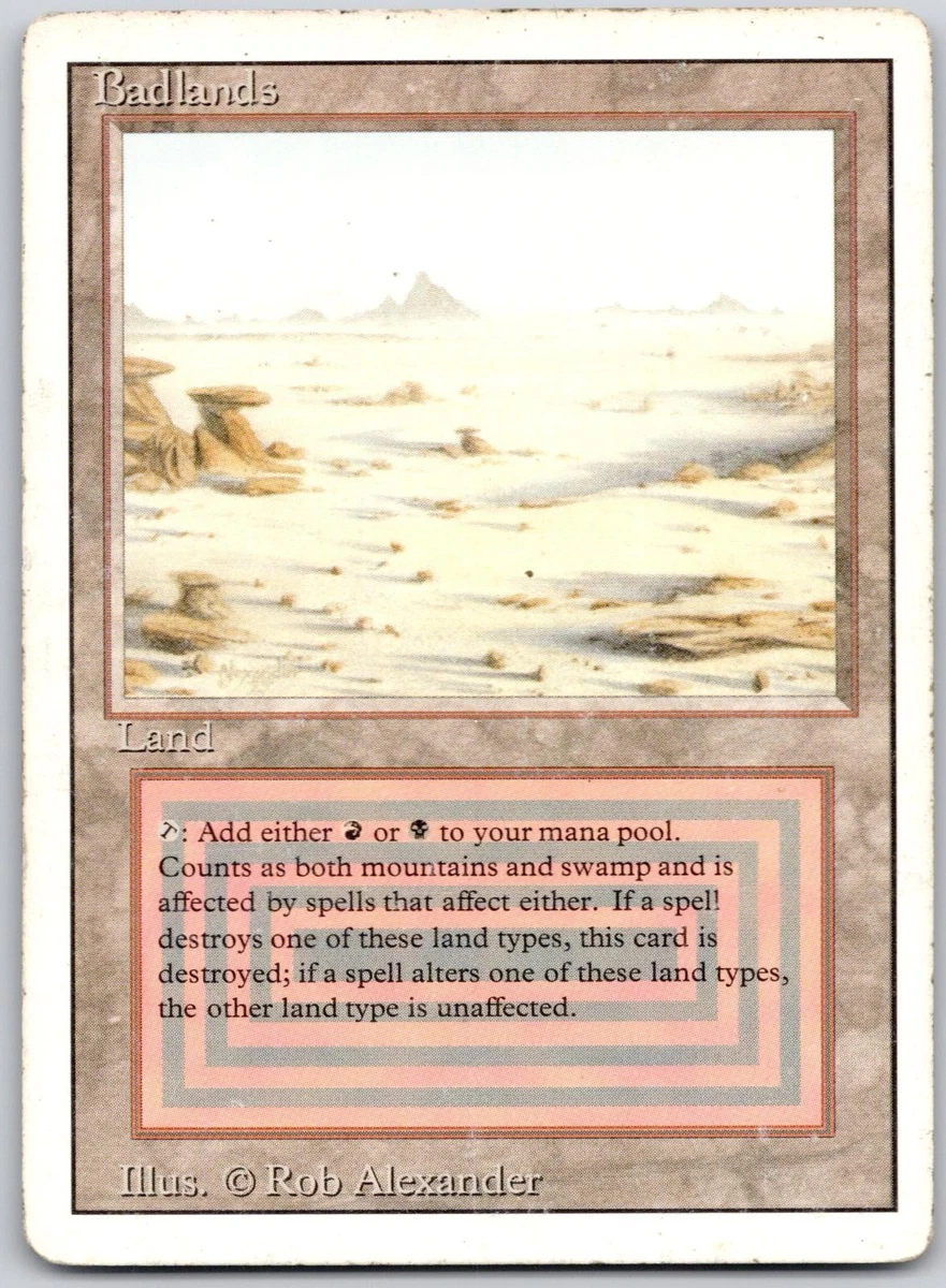 Heavily Played (Poor) Land Magic: The Gathering Trading Card Games