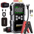 10000A Car Jump Starter with Air Compressor LED Light USB PortableBatteryBooster
