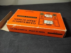 Vintage Nintendo Donkey kong Multi Scren Game and watch cib French Version JUNK