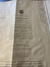 NOAA Nautical Chart Lake Huron Great Lakes Michigan Ontario NOAA Nautical Chart Lake Huron Great Lakes Michigan Ontario - Image 1