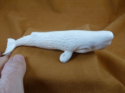 Whal-w131 large Sperm Whale of shed ANTLER figurine Bali detailed carving
