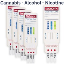 5 Pack, Urine test for Nicotine, Cannabis and Alcohol