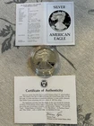 Lot of 5 - U.S. Mint American Eagle 1 oz Silver Proof Coin 1986 w/ COA & Box