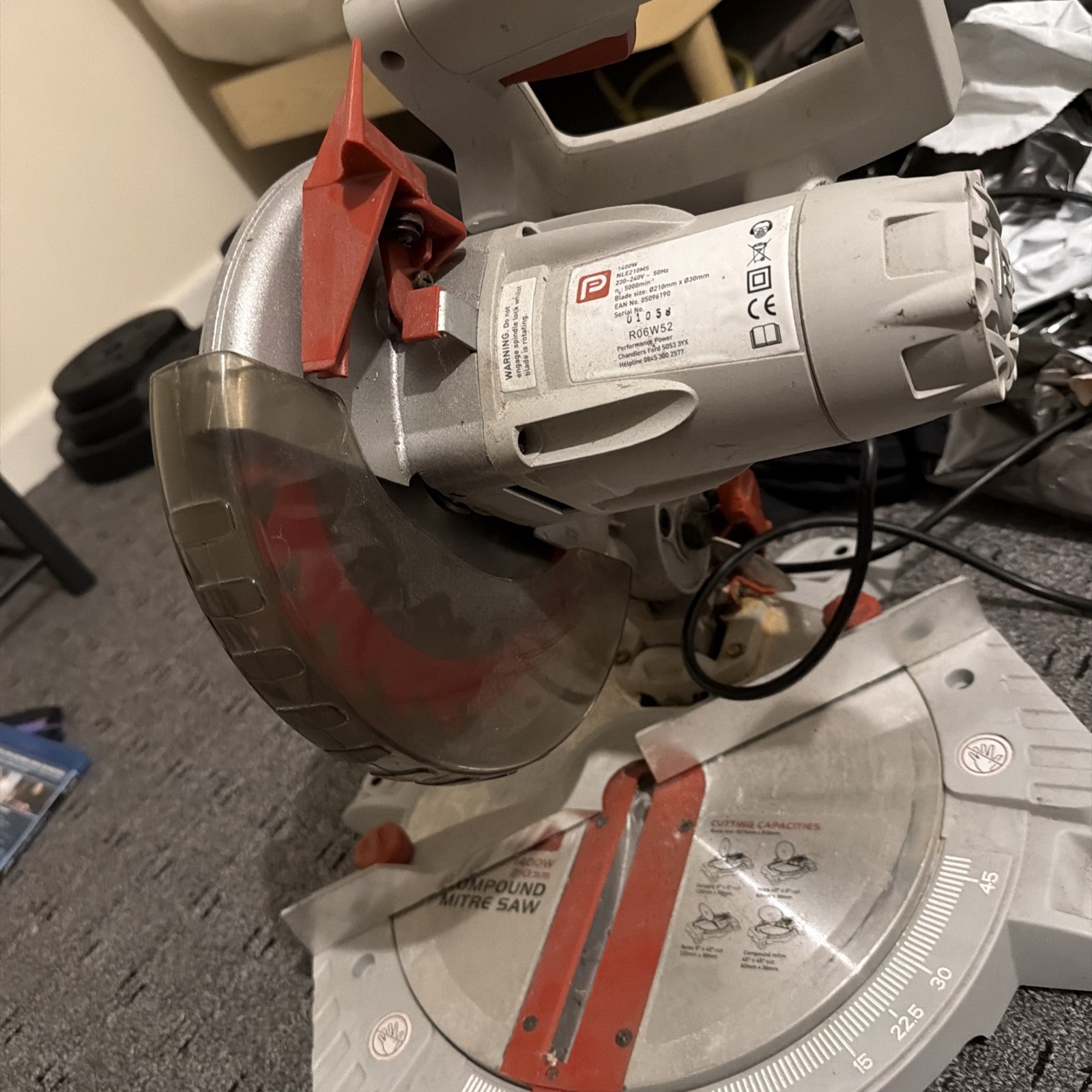Performance Power 210mm Mitre Saw