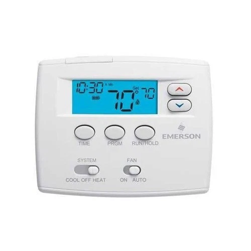 Emerson 1F80-0224 Blue 2" Thermostat, Single Stage, 24 Hours Programmable Op...