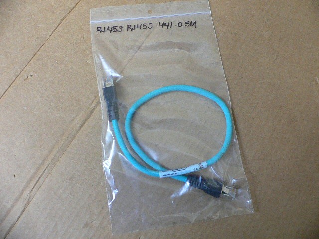 Turck Rj45s Rj45s 441-0.5M U-05458 Network Cable 0.5M 42V 1.5A Turck U-05458