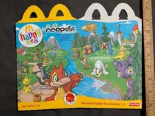 Vintage Collectors Neopets McDonald's Happy meal box