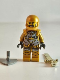 LEGO Castle Gold Knight cas415 Fantasy Era 7079 Minifigure Incomplete