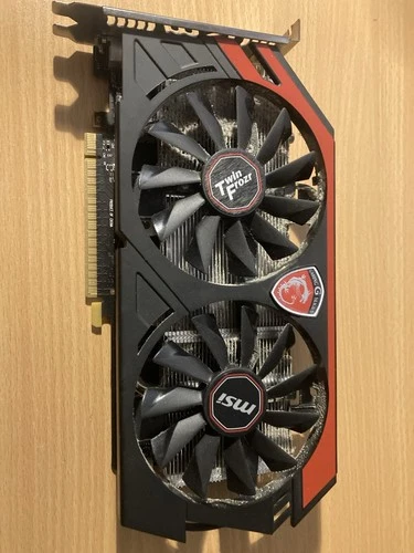 Nvidia graphics card GPU Gtx 750 Ti OC msi Tested Works Well