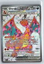 Pokemon Glurak ex Full Art | Deutsch SVP DE 056 Black Star Promo | Near Mint