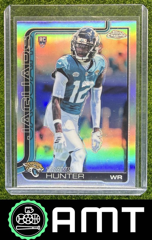 Travis Hunter RC 2025 Topps Chrome Refractor Rookie Jacksonville Jaguars #332