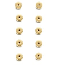 Renkovte Flat Screw Backs Replacement for Stud Earrings,10Pcs Stainess Steel ...