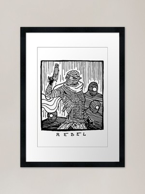 Rebellion Gerahmter Kunstdruck Gerahmtes Wandbild Poster Leinwanddruck Bild