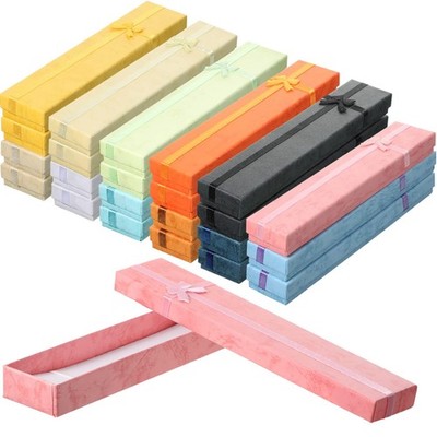 24 Pack Colorful Cardboard Jewelry Gift Boxes for Necklace Bracelets Bangle