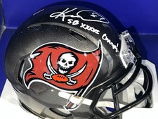 KEENAN MCCARDELL TAMPA BAY BUCCANEERS SB CHAMPS XXXVII JSA SIGNED MINI HELMET