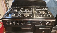 RANGEMASTER CLASSIC 90cm DUAL FUEL COOKER GAS & ELECTRIC OVENS BLACK DELIVERY