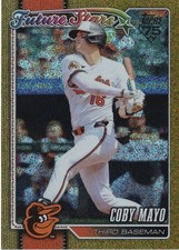 2026 Topps Series 1 COBY MAYO FS Gold Sandglitter 37/50 - BALTIMORE ORIOLES-