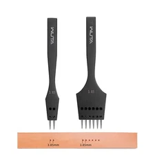 Removable Head Hole Punch Leather Chisel Stitching Professional Working Hand ...