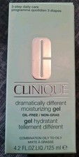 Clinique Dramatically Different Moisturizing Gel Oil-Free 125ml 3-step Care NEW