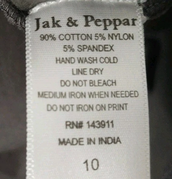 ❤️Camisa Top Jak & Peppar Niñas Talla 10 Gris y Rojo Oscuro Manga Larga, Usada en Excelente Condición Foto 4 de 4