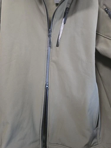 TACVASEN Men's Green Hooded Softshell Full Zip Jacket Size 2XL image 5