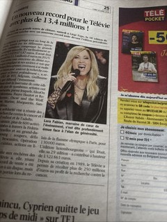 LARA FABIAN JOURNAL BELGIQUE COLLECTOR 2026