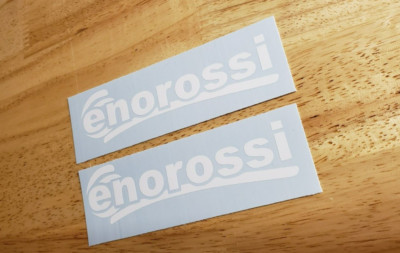 enorossi Decals Stickers Replacement gloss white 2 16x4.3'' Fast USA