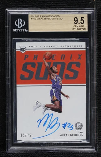 2018-19 Panini Encased - Mikal Bridges #162