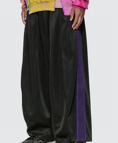 New Needles Butterfly embroidery Straight-leg fat pants Casual sports Wide-leg! - Picture 18 of 32