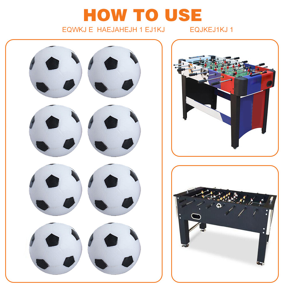 Unisex Table Soccer Replacement Balls Tabletop Game Adult Kid Favour