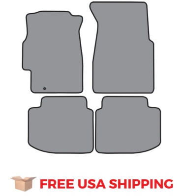 FITS 1996-2000 Honda Civic 2DR with Surged Edges Floor Mat 4pc Cutpile