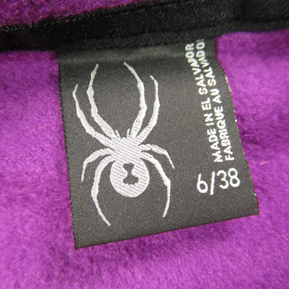 Suéter Spyder Mujer 6 Manga Larga Pullover 1/4 Rosa Polar Ligero Foto 4 de 4