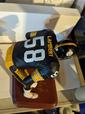 Danbury Mint Statute of Steelers legend Jack Lambert | eBay